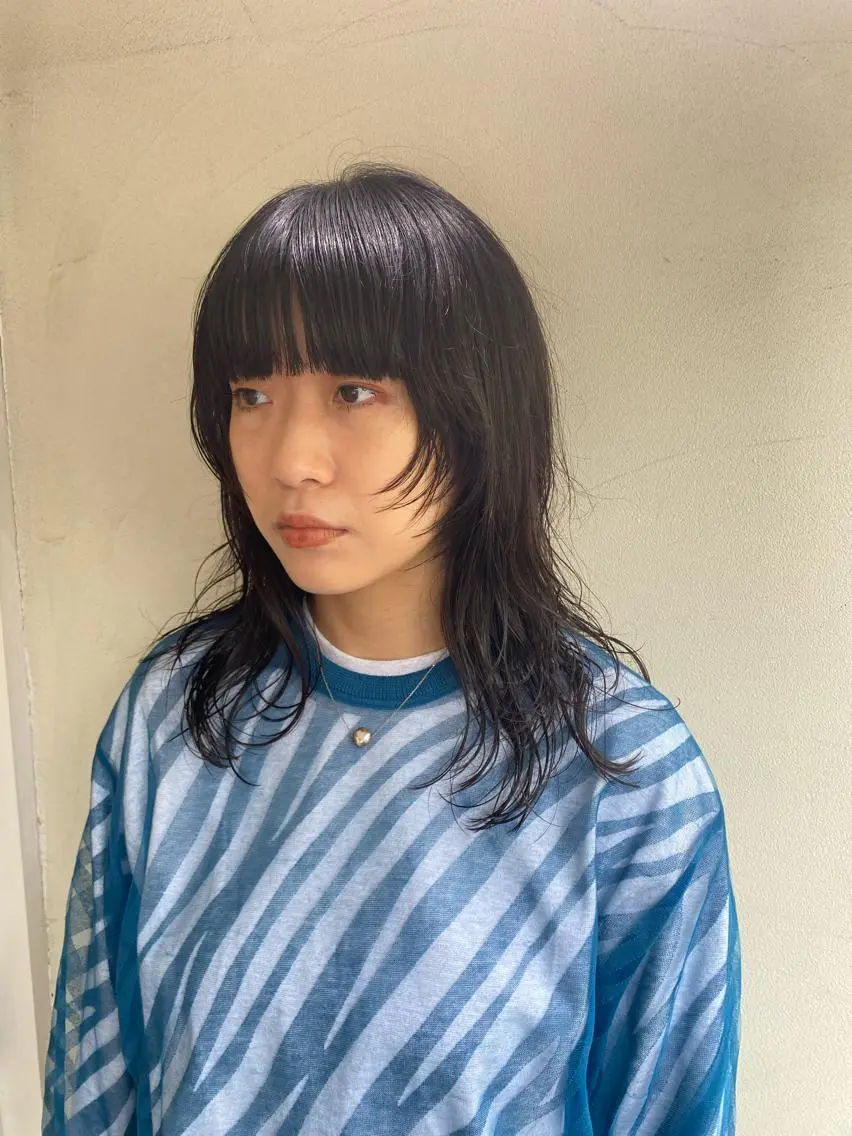 ミディアム ヘアカラー トリートメント 髪質改善/ヘアケア coiiはしもとはなのヘアスタイル