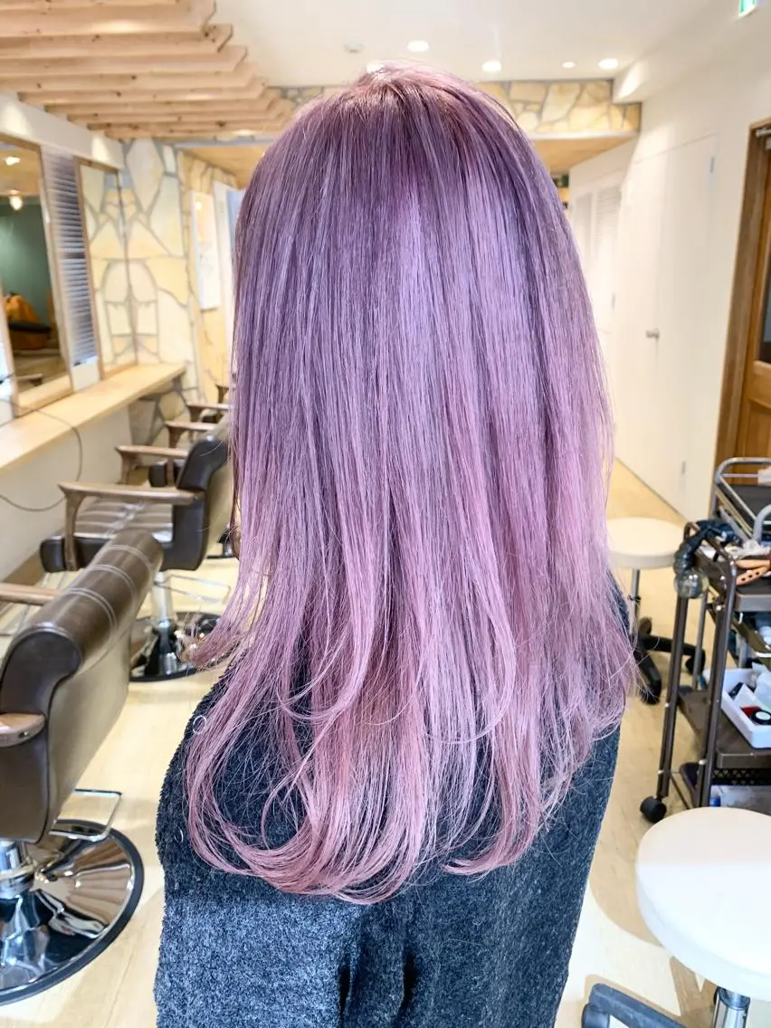 ロング ヘアカラー トリートメント 新宿 木下拓哉のヘアスタイル