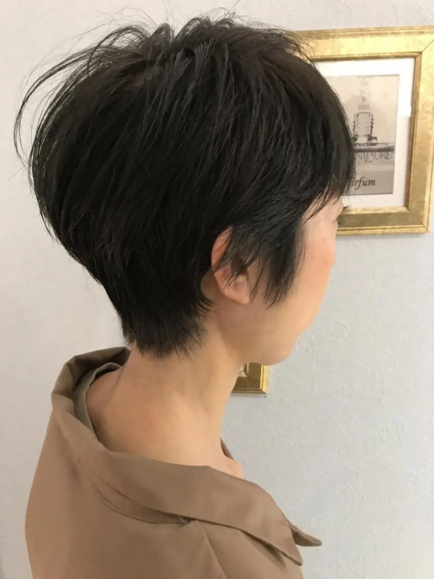 ショート カラー ベリーショート くびれヘア ショートヘア ショート、ボブの達人 東康介✨のヘアスタイル