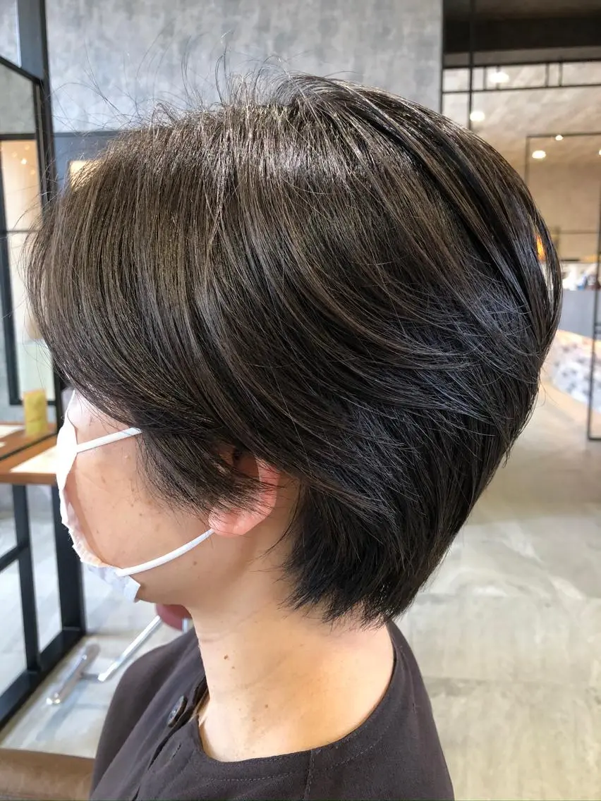 ショート カット 杉田 一浩のヘアスタイル