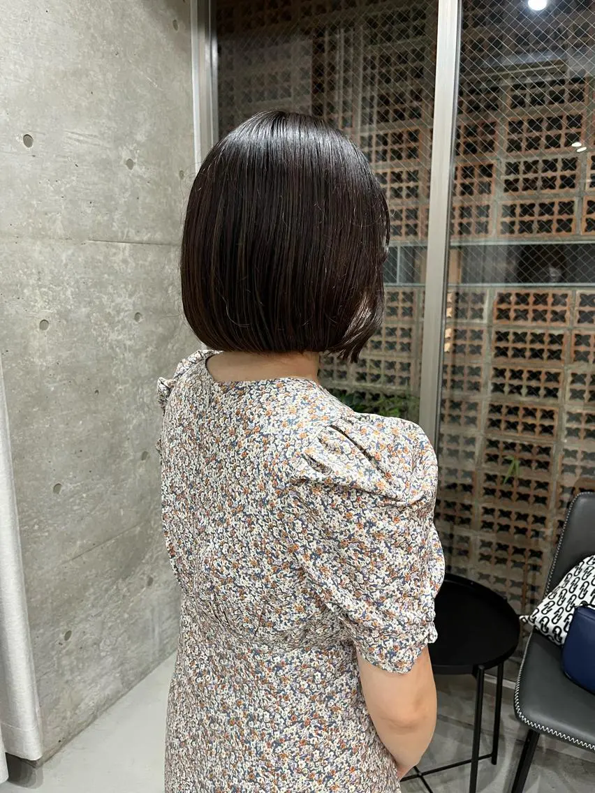 ショート パーマ カット ロングパーマ木村 ボブパーマのヘアスタイル
