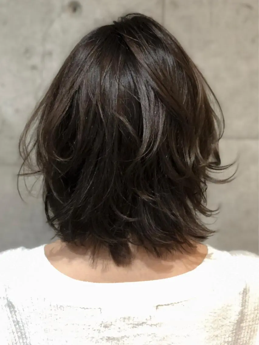 ミディアム カラー カット ヘアカラー トリートメント 【ショート特化】 森本 祐太のヘアスタイル