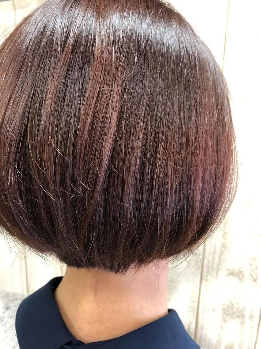 ショート カラー ボブ 後藤 健史のヘアスタイル