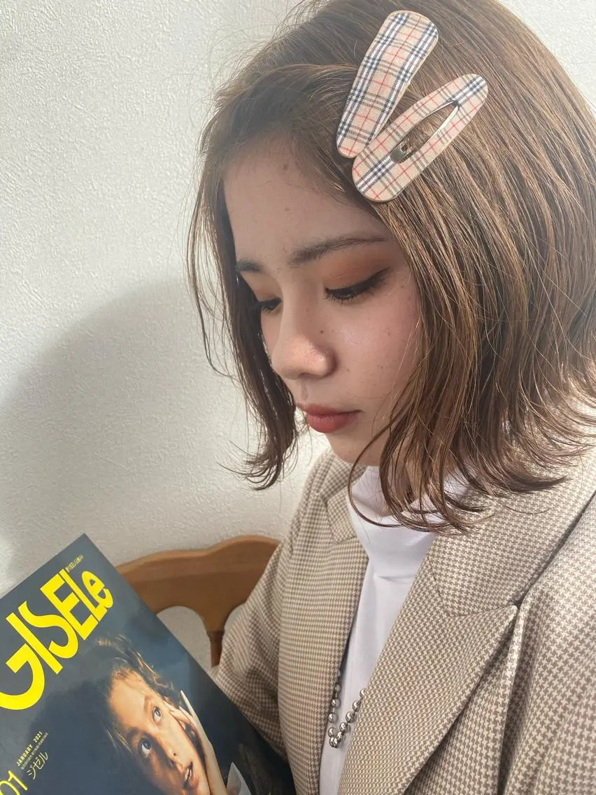 カラー ヘアカラー annuy🪐 HINAのヘアスタイル