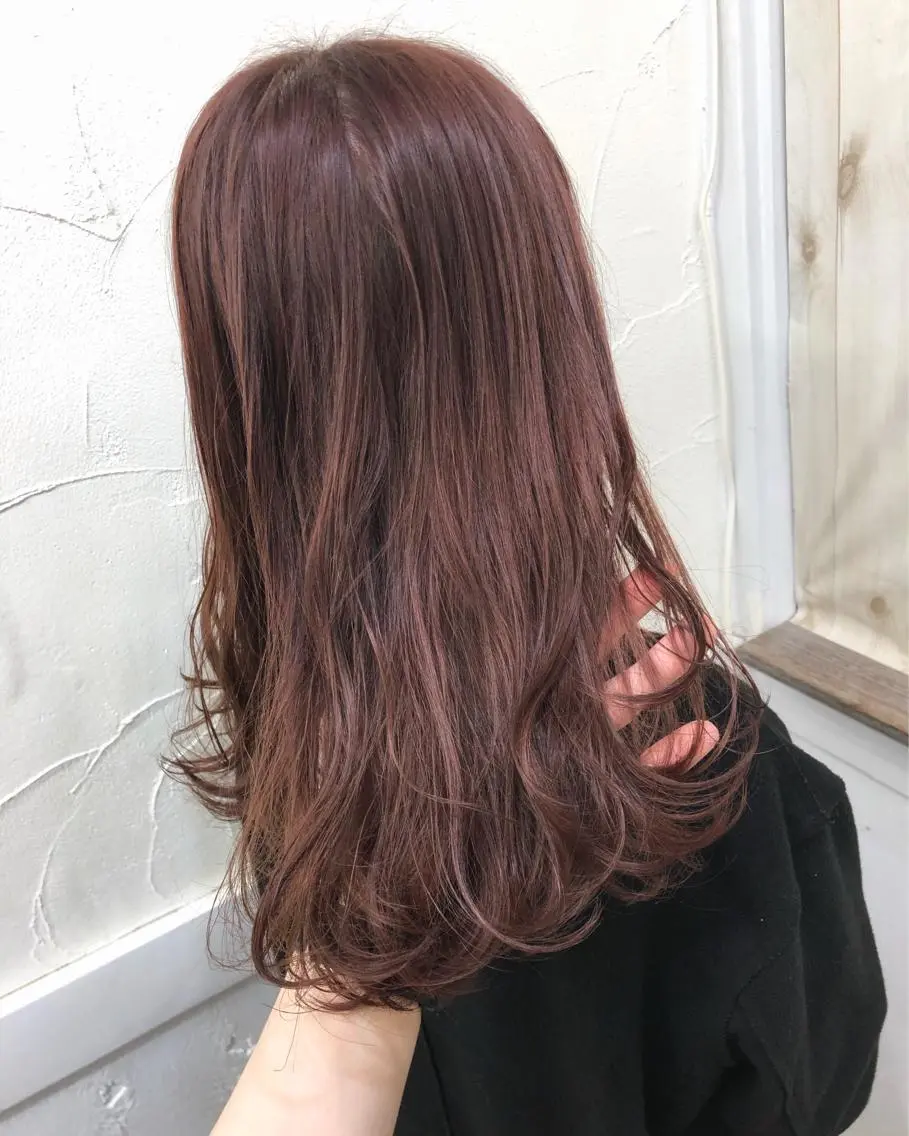 セミロング ヘアカラー Loob.TOKYO MIYA🌈のヘアスタイル