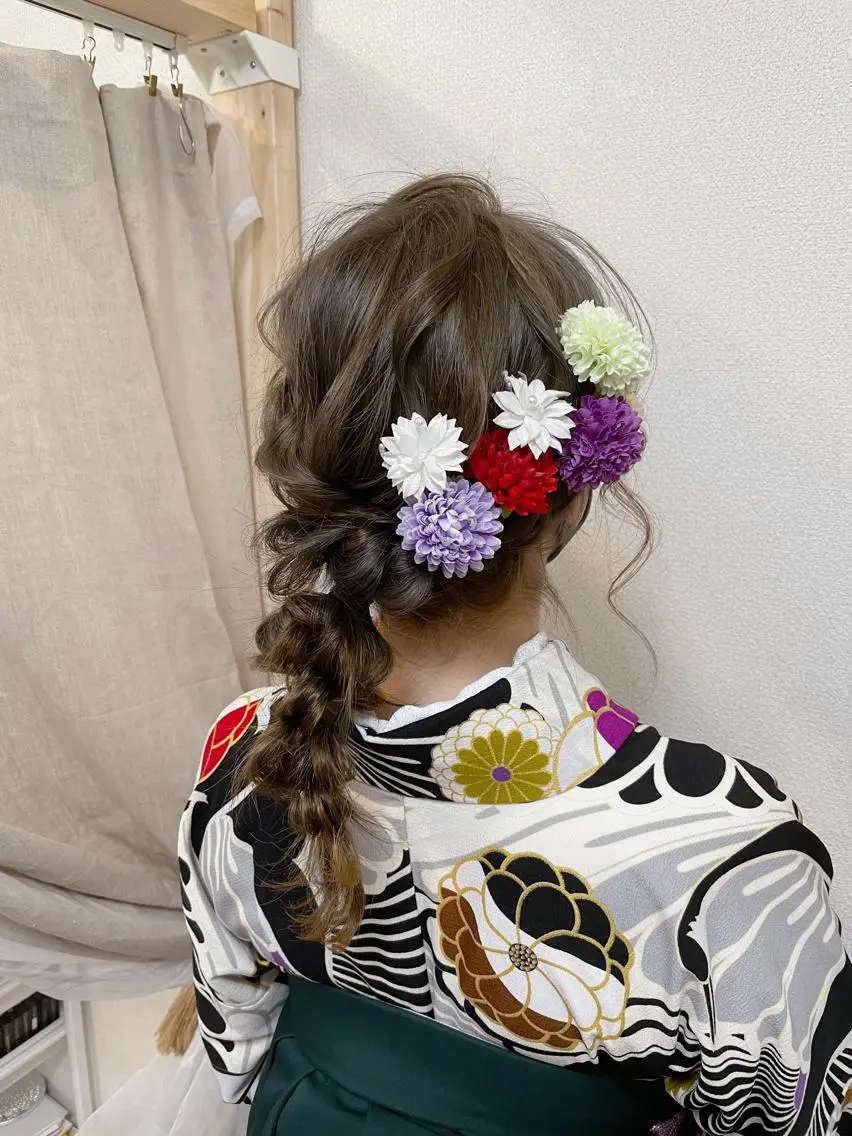 セミロング ヘアアレンジ 着付け 【カメレオン】 上村 祥子のその他イメージ