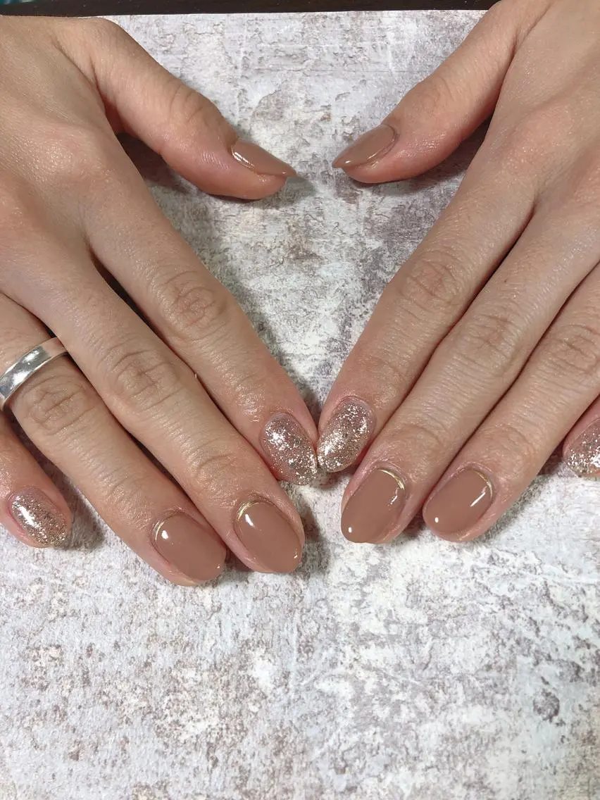 ネイル シンプルネイル kiki nail &brow二子玉川のネイルデザイン