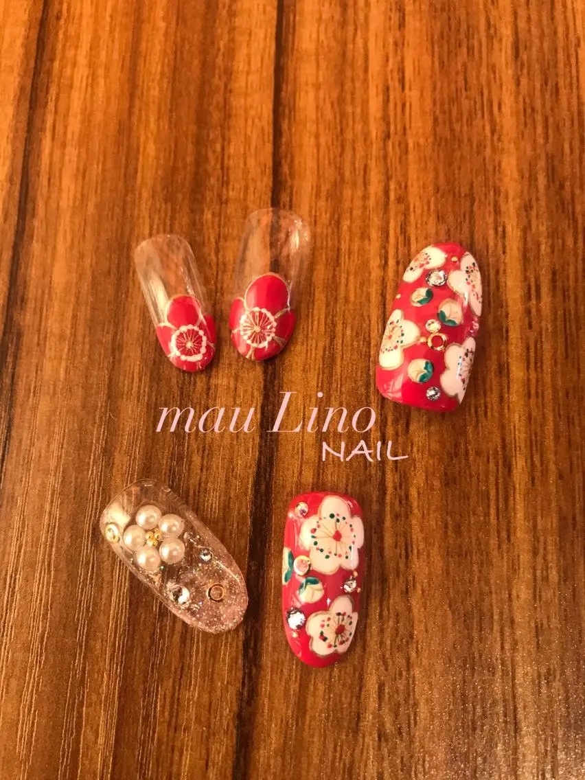 ネイル 成人式 宇都宮ネイルGELo nail KAORIのネイルデザイン