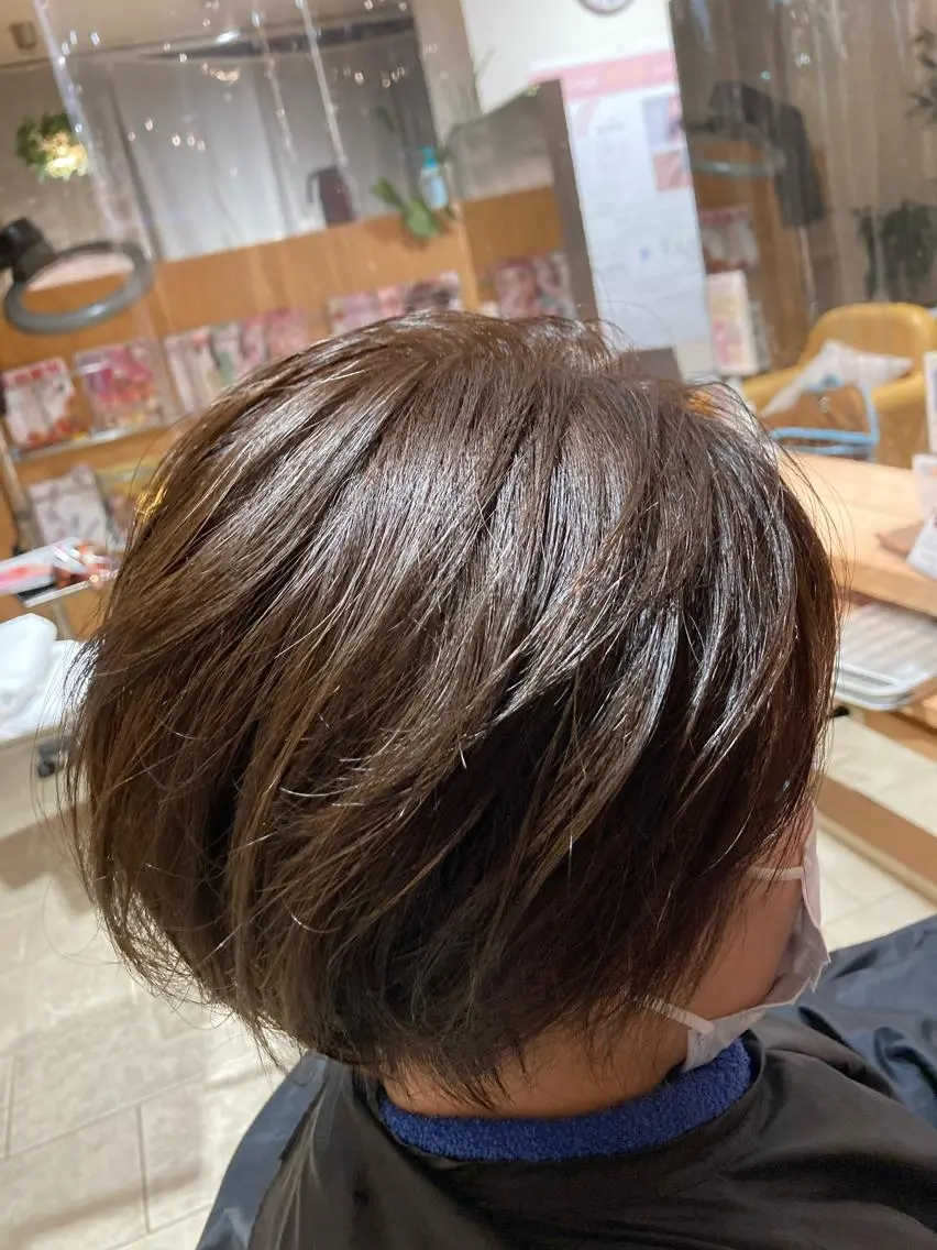 ショート カラー ブラウンカラー RYOTA / 泉中央のヘアスタイル