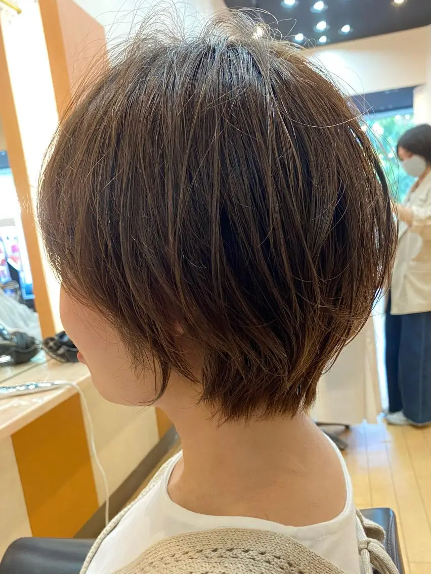 ショート カット ヘアカラー トリートメント ✂︎ショートの匠✂︎ 坂巻 慶輔のヘアスタイル