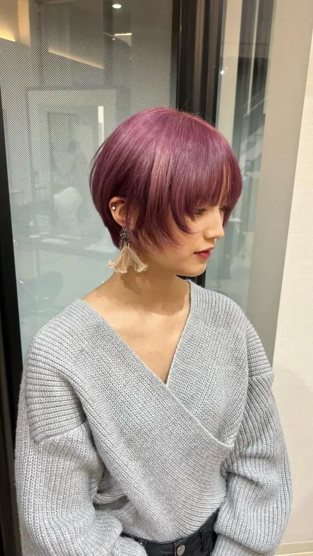 ショート ショートヘア ウルフカット 末松 佑基のヘアスタイル
