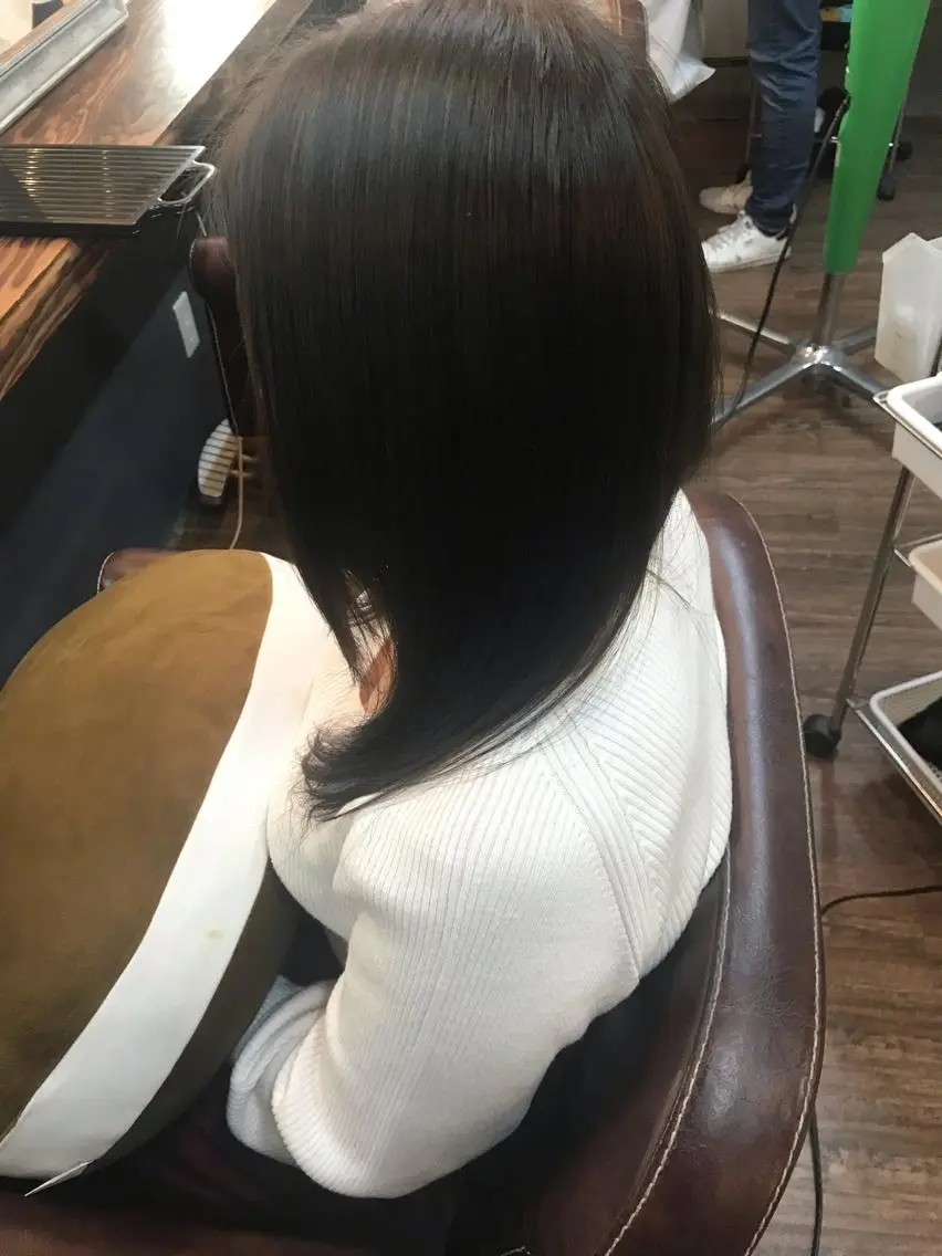 セミロング ヘアカラー トリートメント ヘアセット ✨上村 潤平✨メンズヘア✨のヘアスタイル