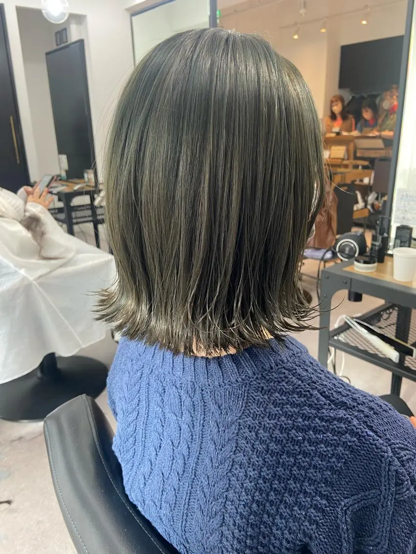 ミディアム カラー カット ヘアカラー トリートメント ダブルカラー 🌙chinariのヘアスタイル