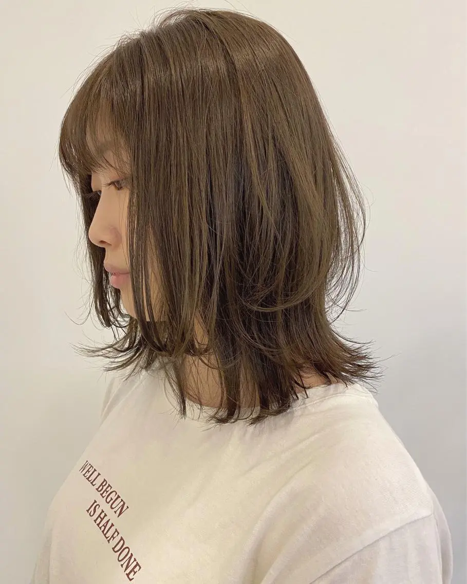 セミロング ୨୧柔らかいカラー nozomi ୨୧のヘアスタイル