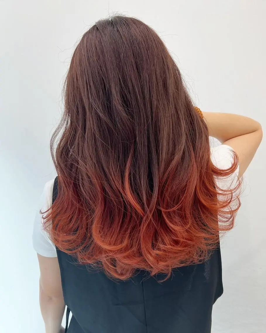 カラー アディクシーカラー アッシュ ブルーカラー ダークアッシュ グレージュ 【公式】amble luxe 中野のヘアスタイル