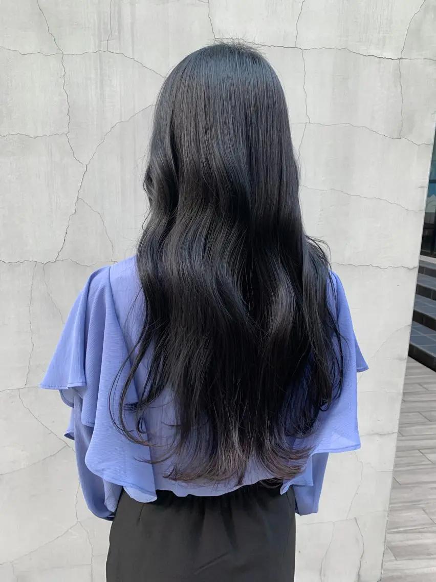 ロング カラー ヘアアレンジ ヘアカラー トリートメント yuka .のヘアスタイル