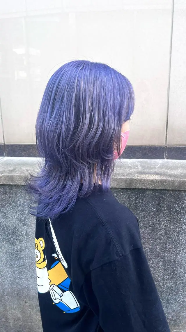 ミディアム カラー カット ヘアカラー トリートメント s.sweet NACHIKAのヘアスタイル