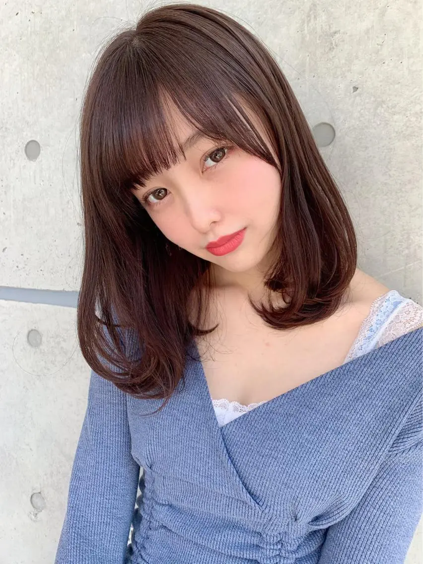 セミロング カラー トリートメント 🫧 THEATER 【公式】🫧天神🫧のヘアスタイル
