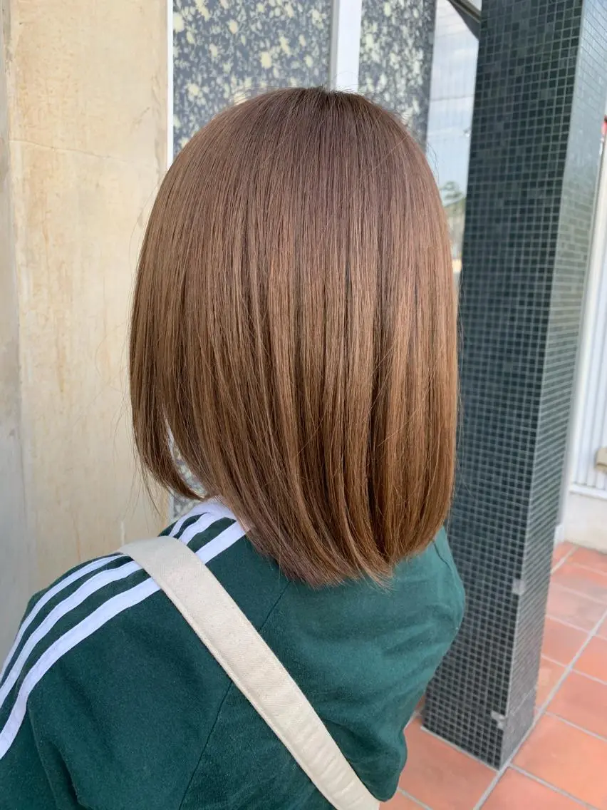 ミディアム カラー Rapt.HAIR 中村 知里のヘアスタイル