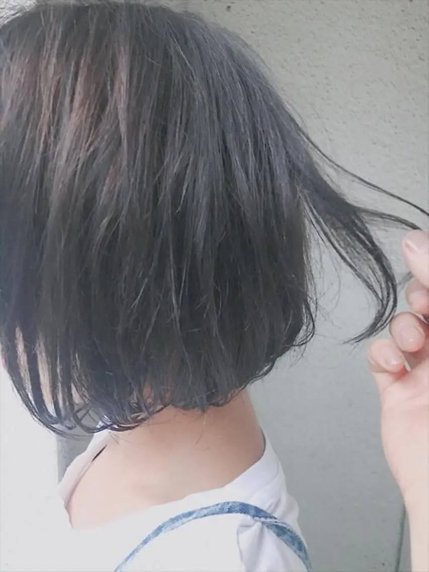 ミディアム カラー アッシュ ヘアカラー トリートメント エクステ/プルエク/ rita/フルヤマのヘアスタイル