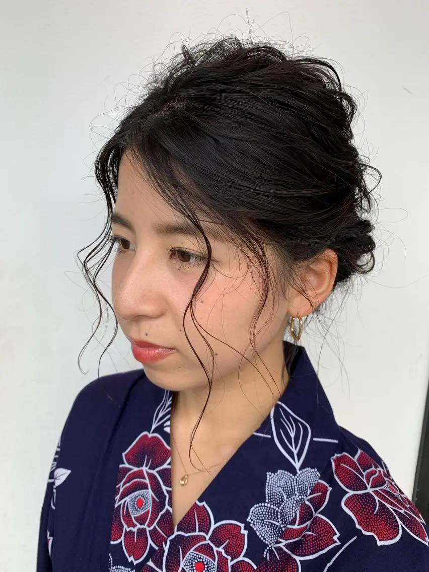 ヘアアレンジ hubhair レイヤー/透明感のヘアスタイル