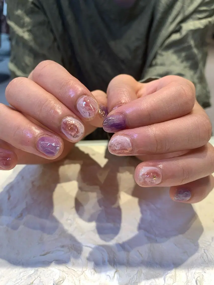 ネイル ニュアンスネイル マキノ ユイのネイルデザイン