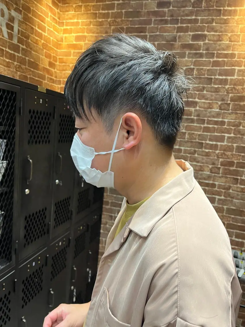 ショート カラー パーマ ヘアアレンジ メンズ キッズ ネイル マツエク・マツパ アイブロウ メンズブリーチ メンズハイライト メンズインナーカラー メンズ韓国風 ブリーチ 久木原 ゆりのヘアスタイル