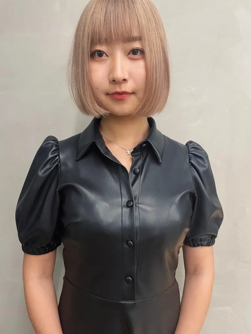 ショート カラー ブリーチ ヘアカラー トリートメント センスをお届けします 大谷将生infpのヘアスタイル