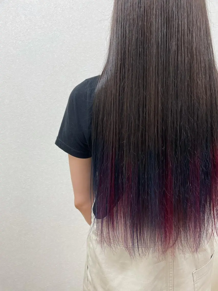 ロング カラー like みやびのヘアスタイル