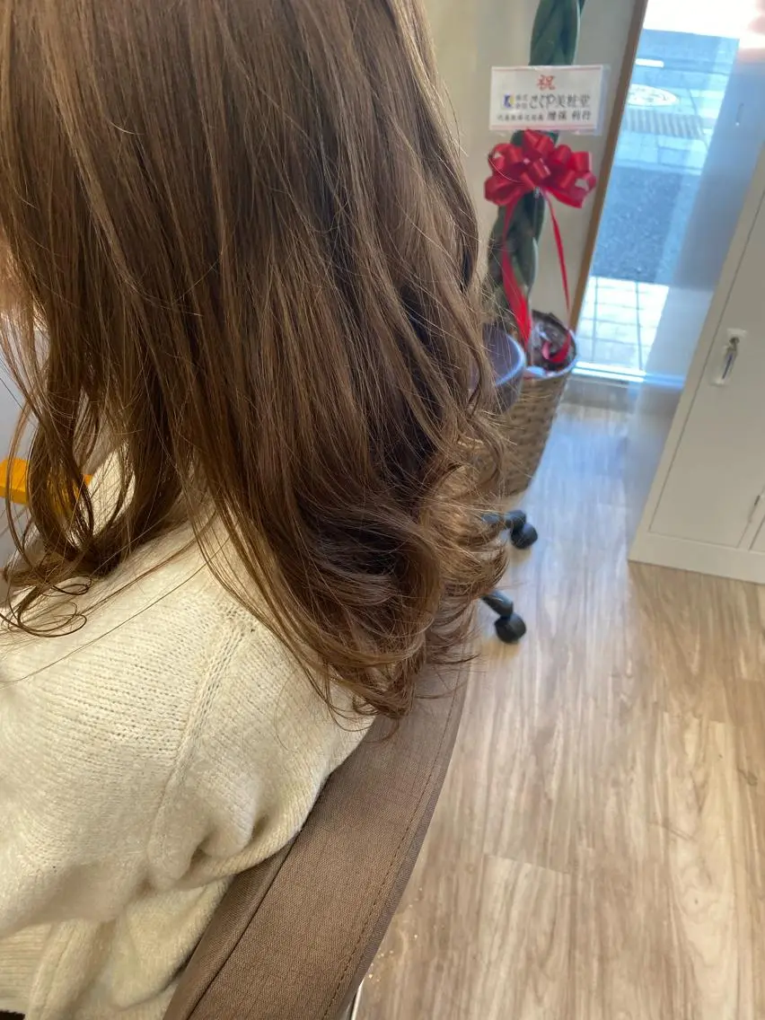 ロング カラー ヘアカラー トリートメント TELAHAIR森川 憂一のヘアスタイル