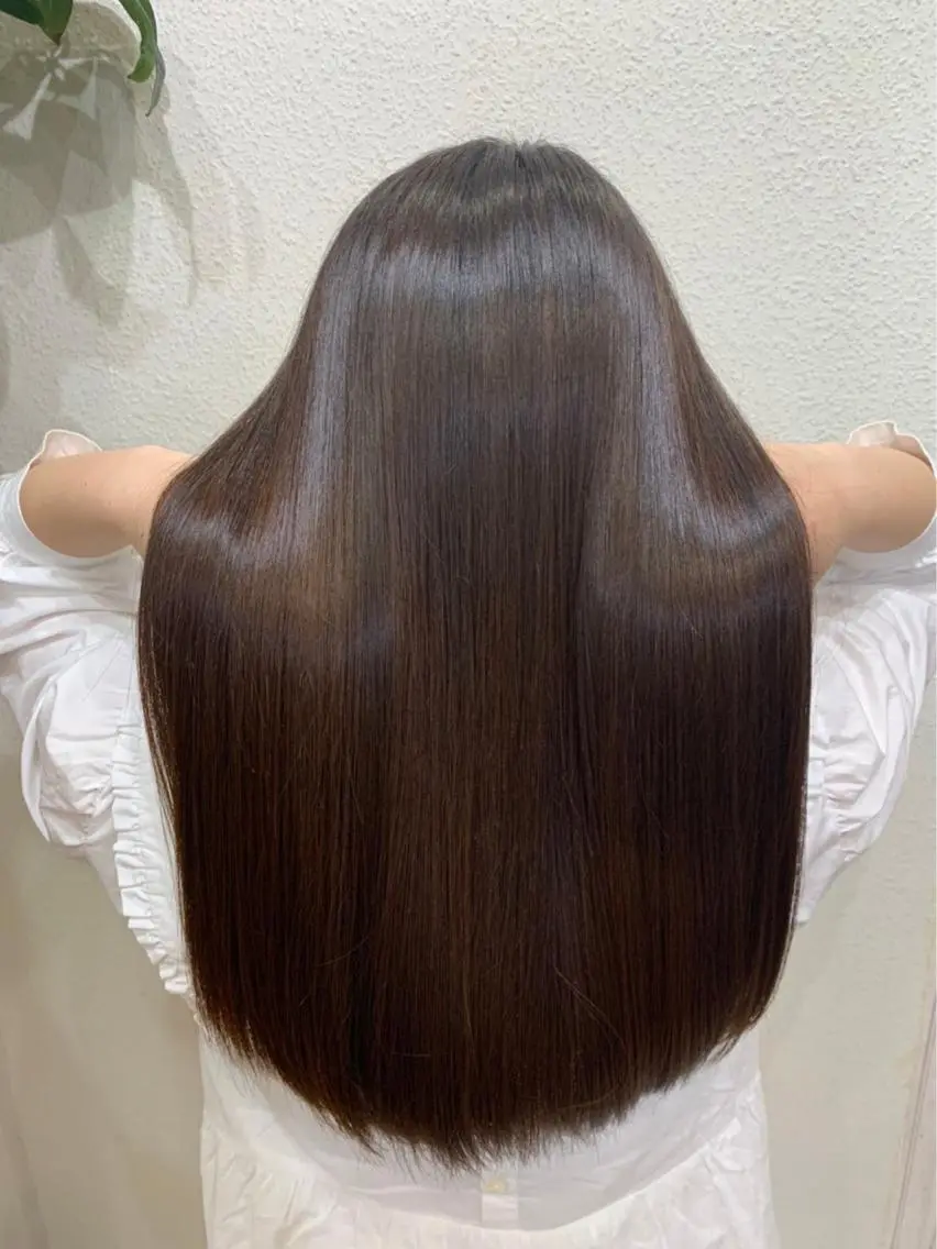 ロング ヘアカラー トリートメント Nagisa🥥🧡 南森町駅 徒歩30秒のヘアスタイル