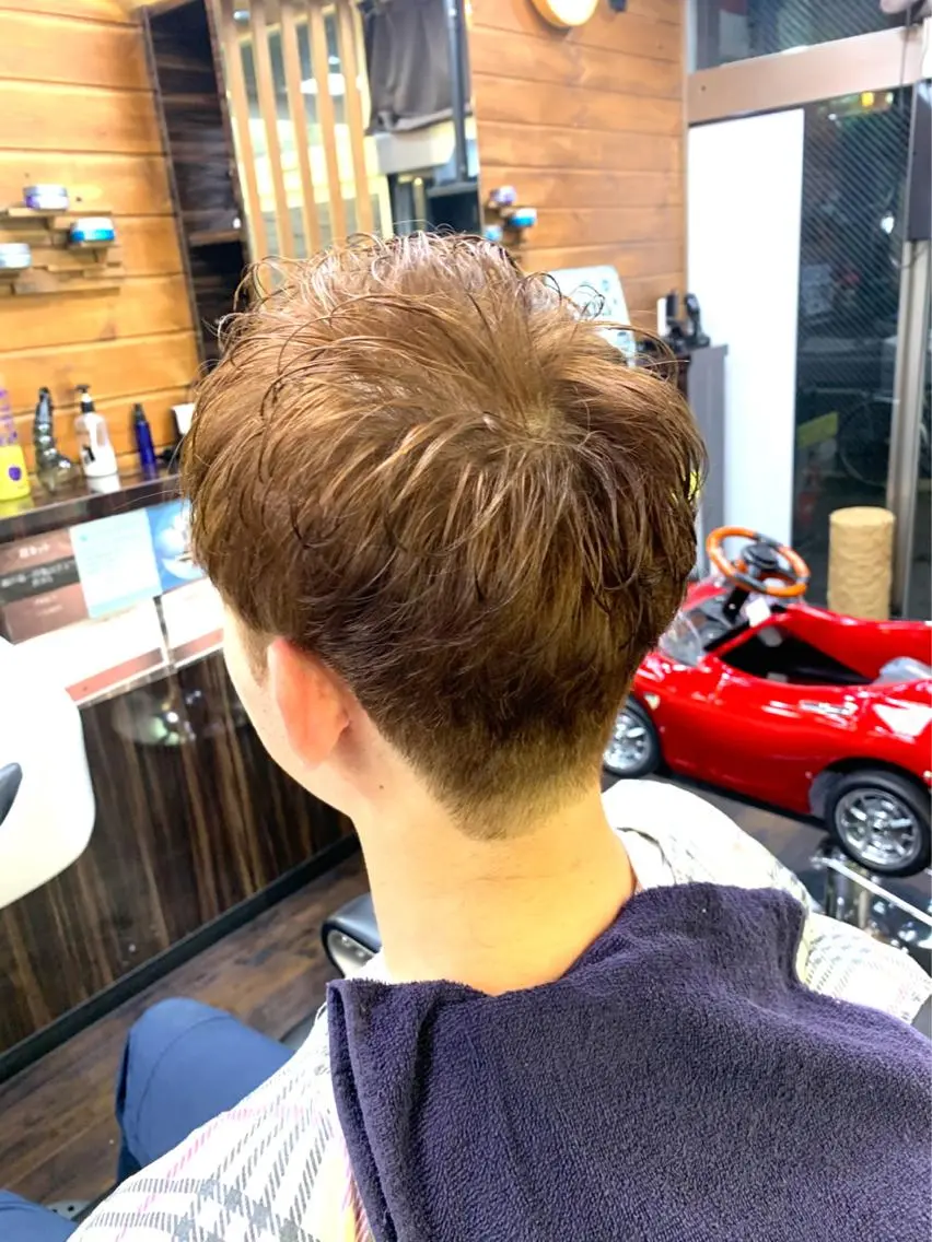 ショート メンズ 高橋 流耀のヘアスタイル