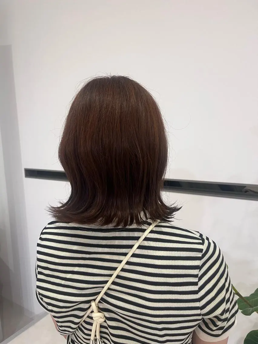 カラー オレンジ amoretto _kokoroのヘアスタイル