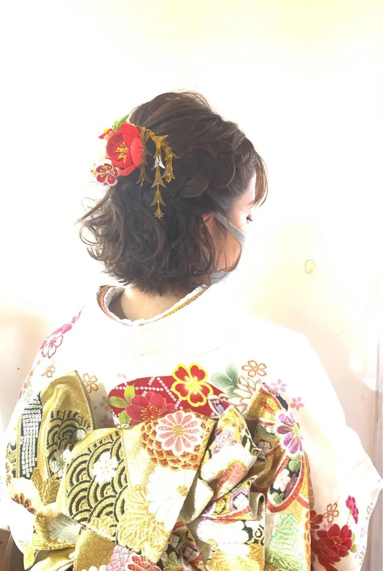 ミディアム トレンドパーマ 加藤菜月のヘアスタイル