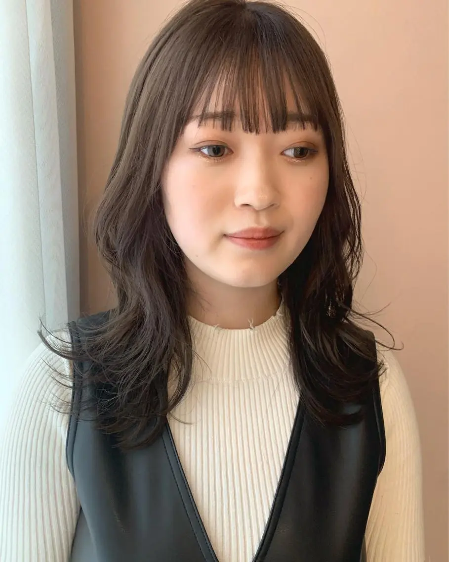 ロング カラー ブリーチ ショコラグレージュ グレージュ カット ヘアカラー トリートメント hubhair レイヤー/透明感のヘアスタイル