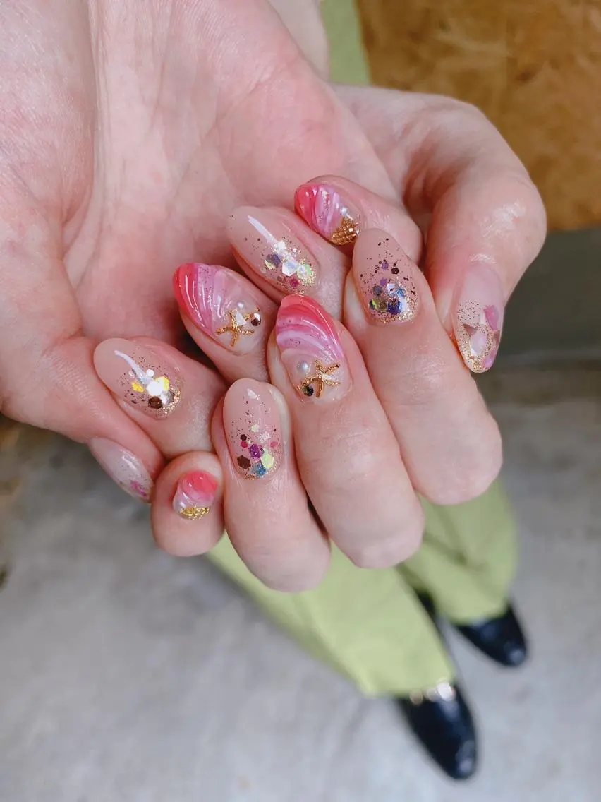 ネイル ハンドネイル nailsalon ∞ ﾐｶﾅﾙ ∞のネイルデザイン