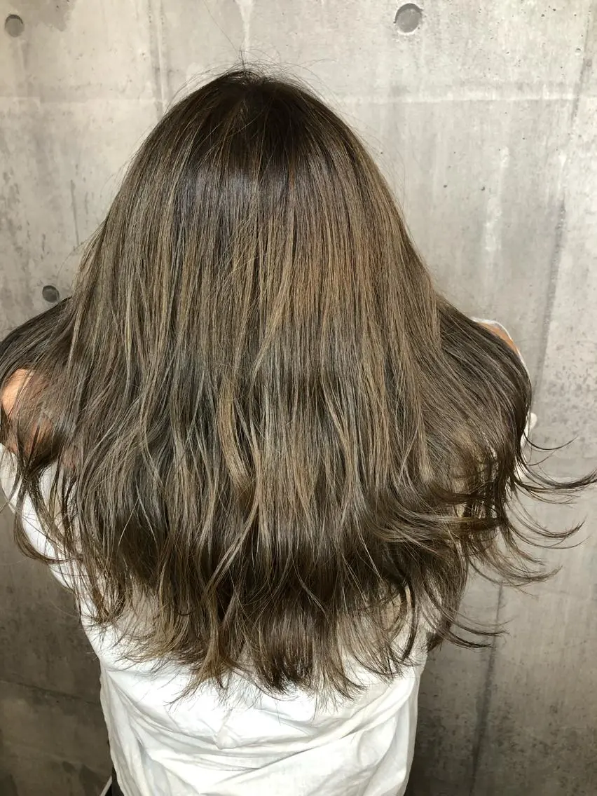 ロング カラー ハイライトカラー ハイライト 過去一の柔髪ヘア 🌿einshairのヘアスタイル