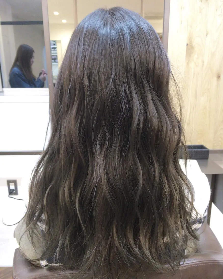 セミロング YOFAhair芦屋 峰★カラーリストのヘアスタイル