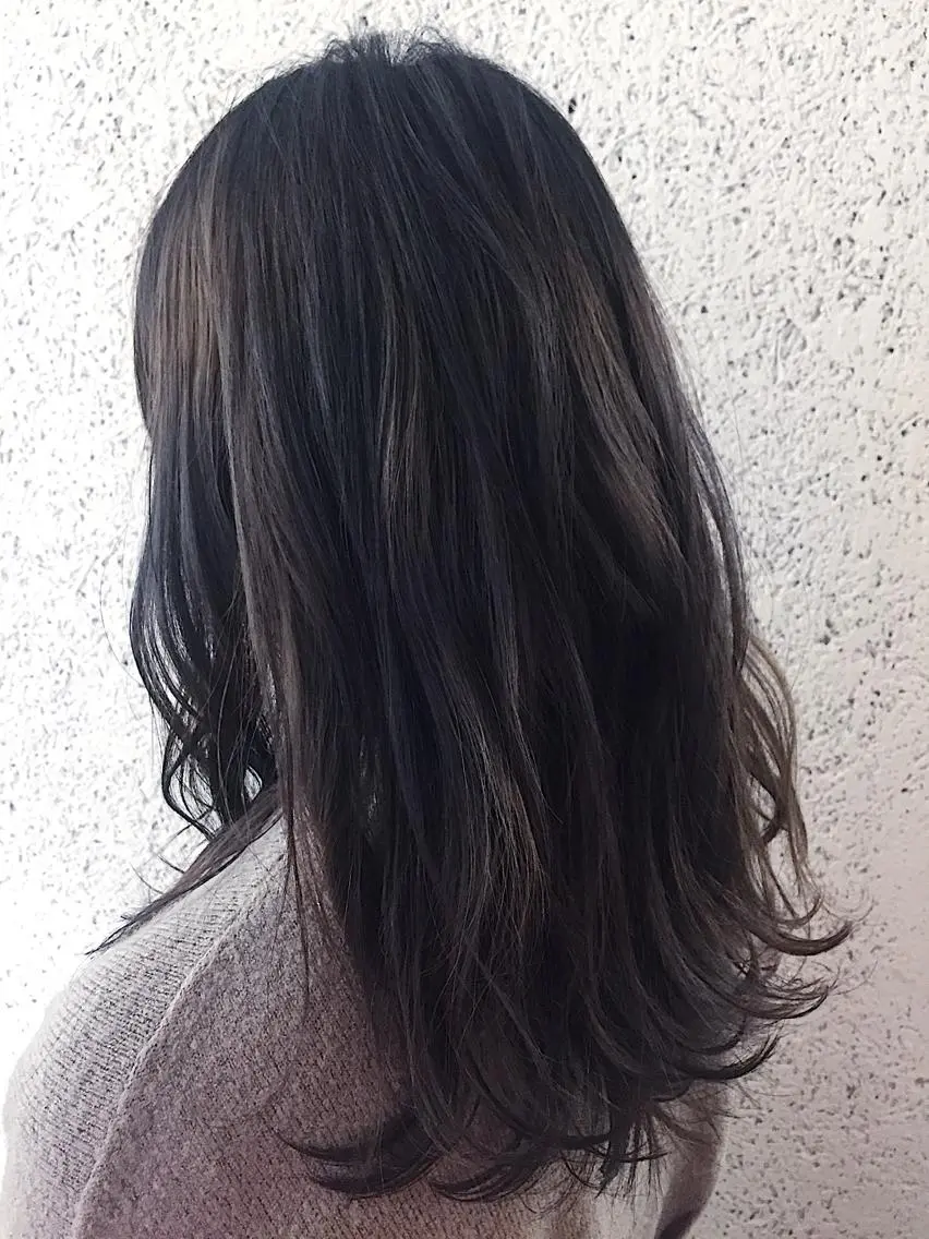 ロング カラー パーマ ヘアアレンジ アディクシーカラー アッシュ ベージュカラー ブリーチ ブルーカラー カット ヘアカラー トリートメント ヘアセット ✨ハイクオリティ✨ 山本香也のヘアスタイル