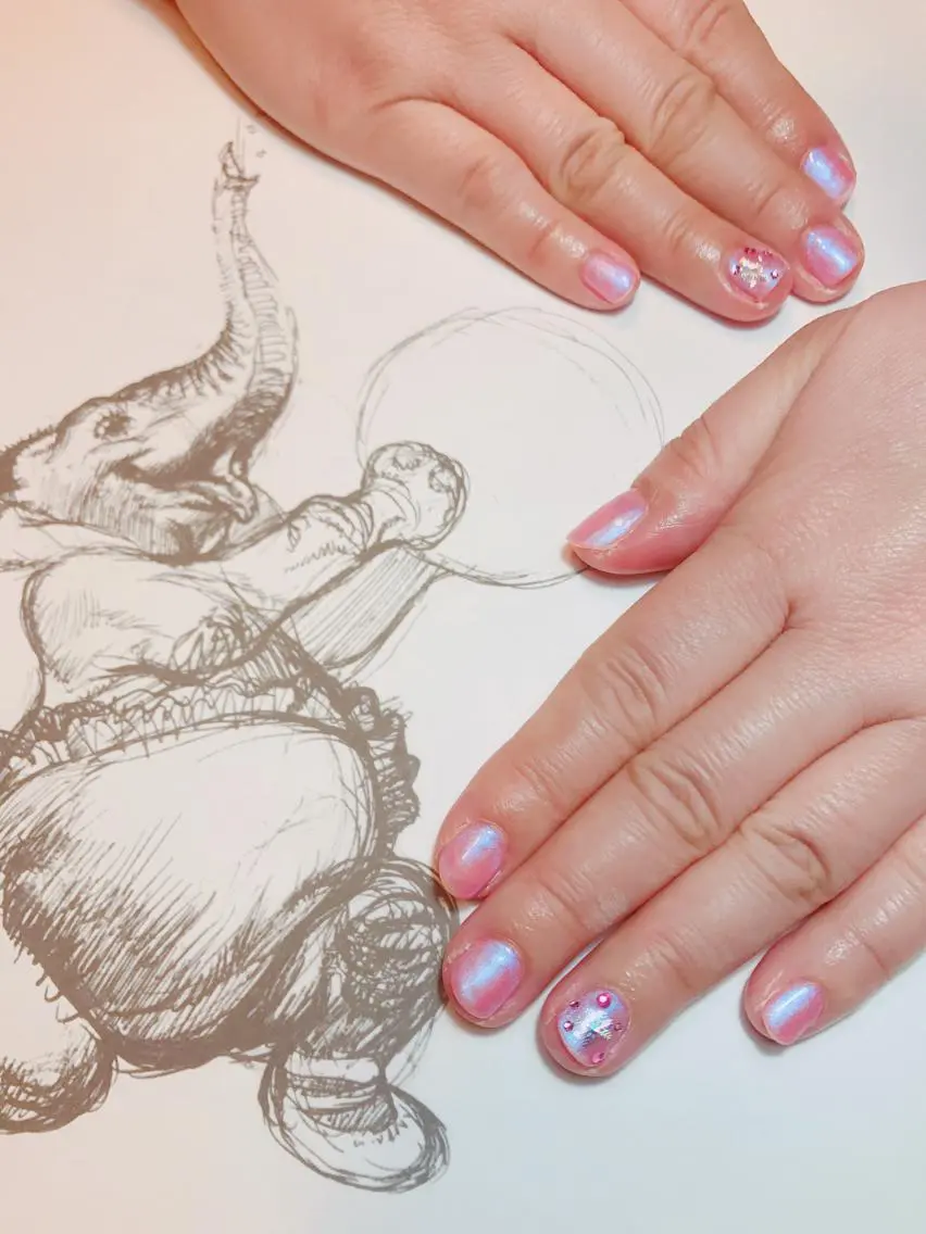 ネイル ミラーネイル owlnail /持込みデザイン専門のネイルデザイン