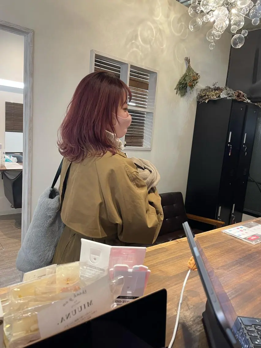 セミロング カラー ヘアアレンジ layer cut 店長/MIKUのその他イメージ
