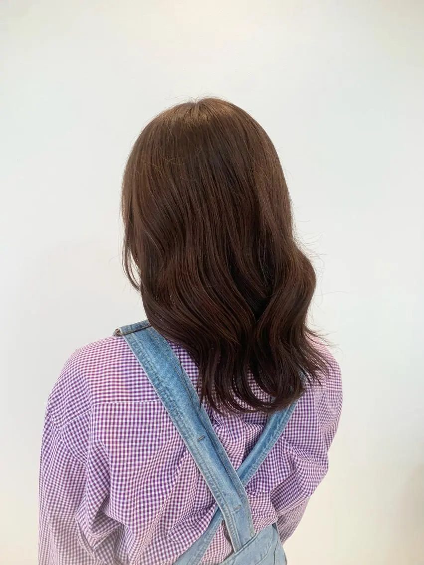 カラー ラベンダーカラー ヘアカラー 𝑯𝑨𝑹𝑬 🧦𝑨𝑶𝑰のヘアスタイル