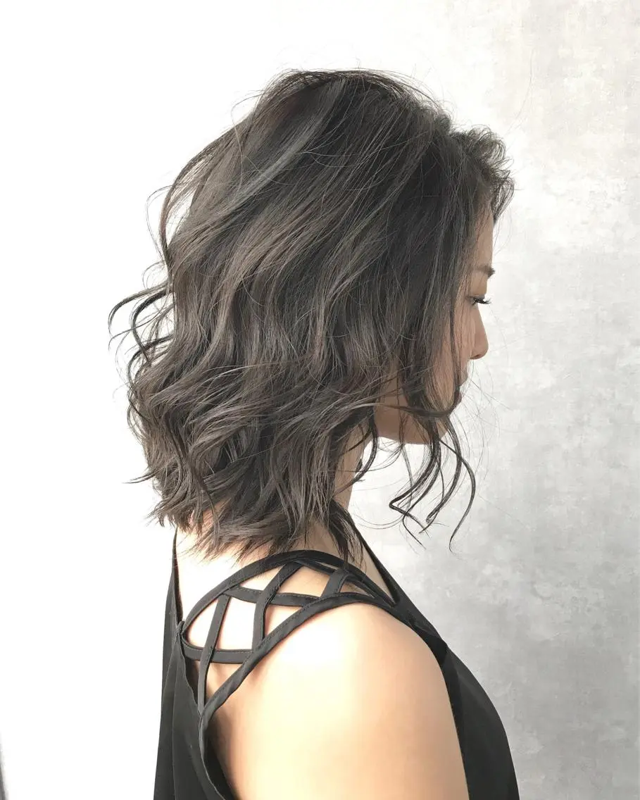 ミディアム カラー TOMOYA/ ショート、レイヤーのヘアスタイル