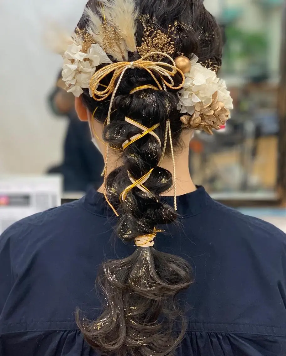 ヘアアレンジ 成人式 加藤 圭悟のヘアスタイル