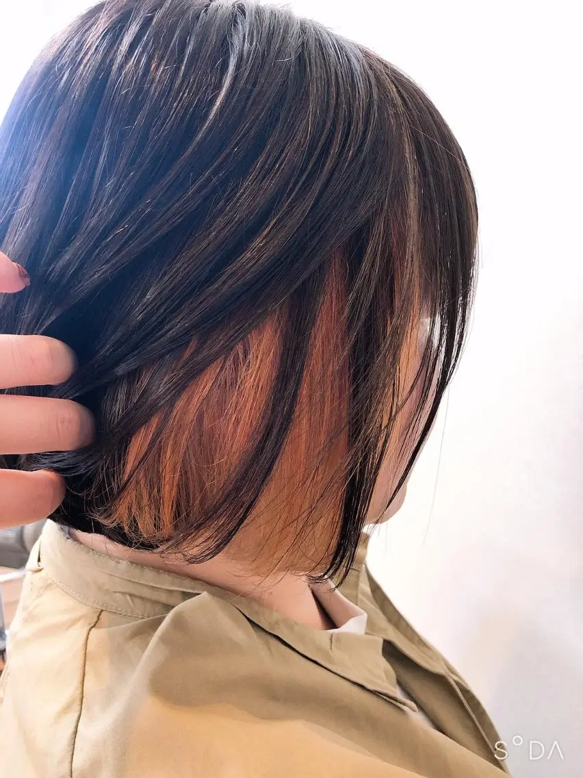 カラー ショートボブ アッシュ バレイヤージュ ベージュカラー 透明感カラー 丁寧な技術が評判！ nao*c tresのヘアスタイル