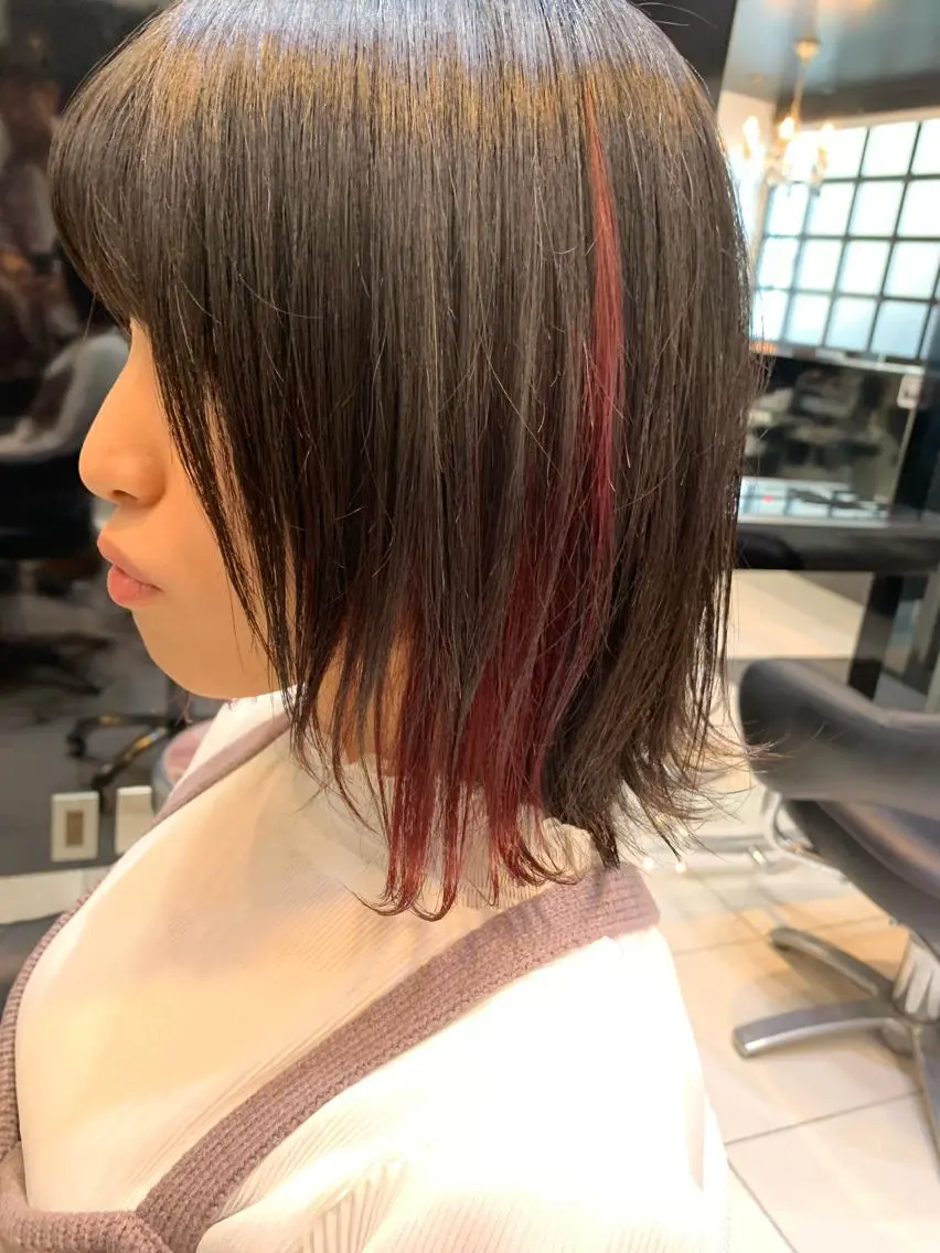 ミディアム カラー パーマ ヘアアレンジ ヘアカラー Bianca 代表 硲 貴亮【東武練馬】のヘアスタイル