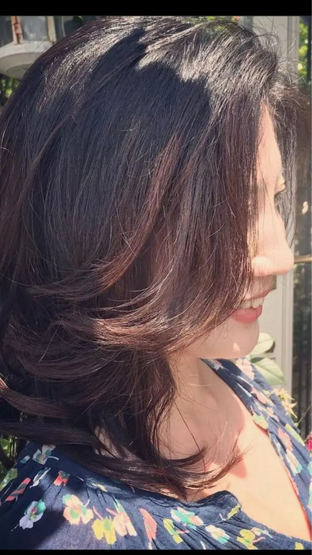 セミロング 阿出川 雅也のヘアスタイル