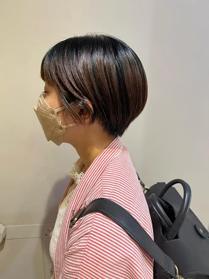 ショート 柔らかいカラー🎀 rinaのヘアスタイル