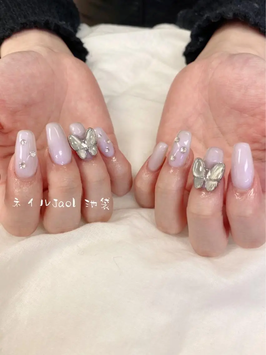 セミロング ネイルJaol 池袋のネイルデザイン