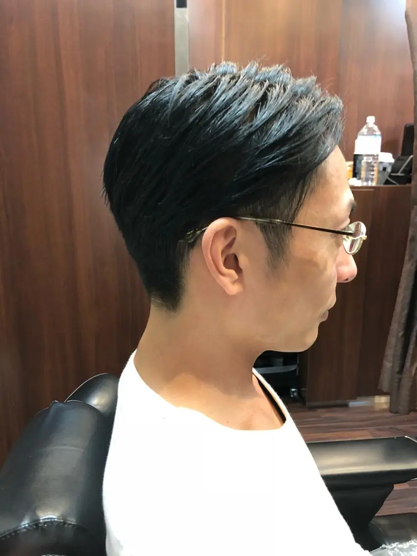 ショート パーマ メンズ 木村 りきのヘアスタイル